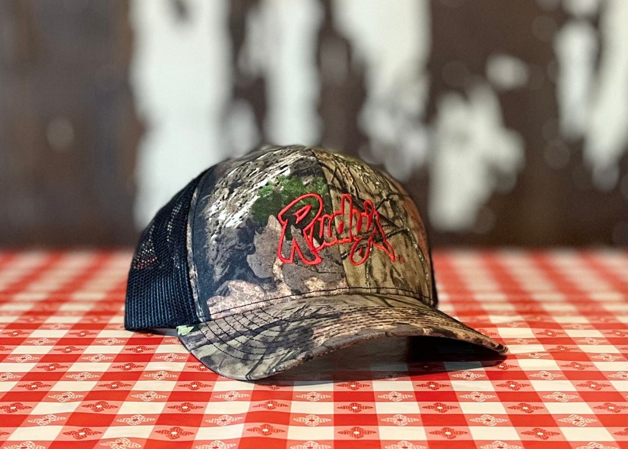 Camo Mesh Back Trucker Cap - Main Image